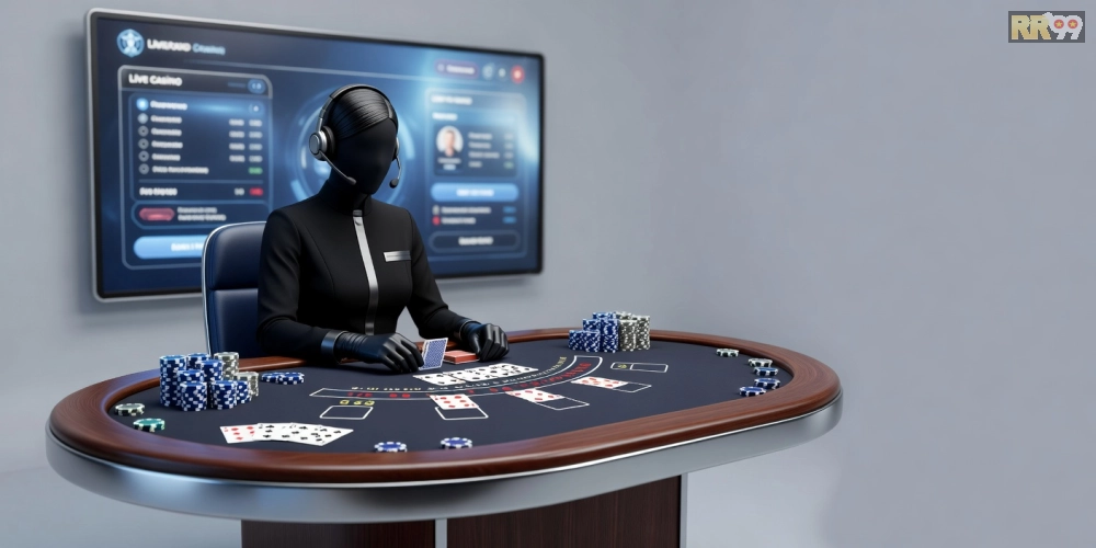 Giao diện live casino AE888 với dealer chuyên nghiệp và trò chơi hấp dẫn