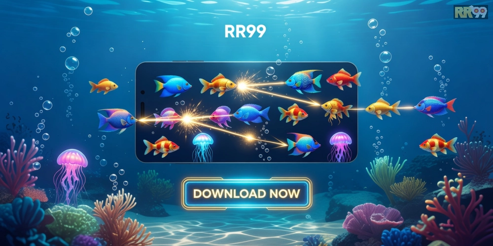 Hình minh họa khái niệm tải game bắn cá online RR99 với giao diện hấp dẫn