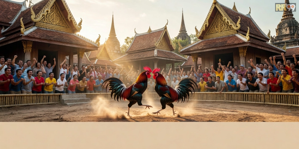 Trường gà Thomo RR99 với không khí sôi động và chiến kê đỉnh cao